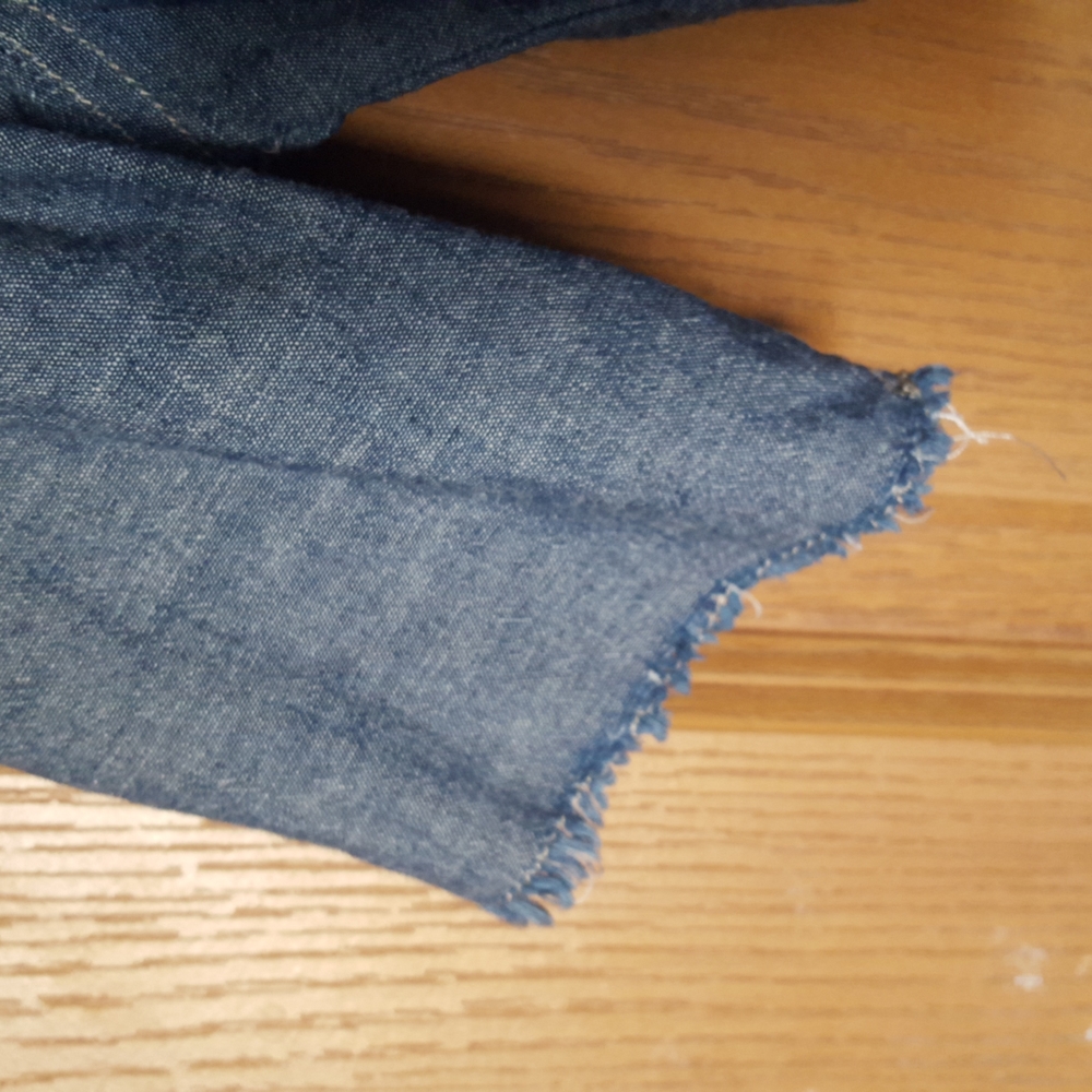 Cruel Girl denim pearl snap dress medium - Picture 7 of 10